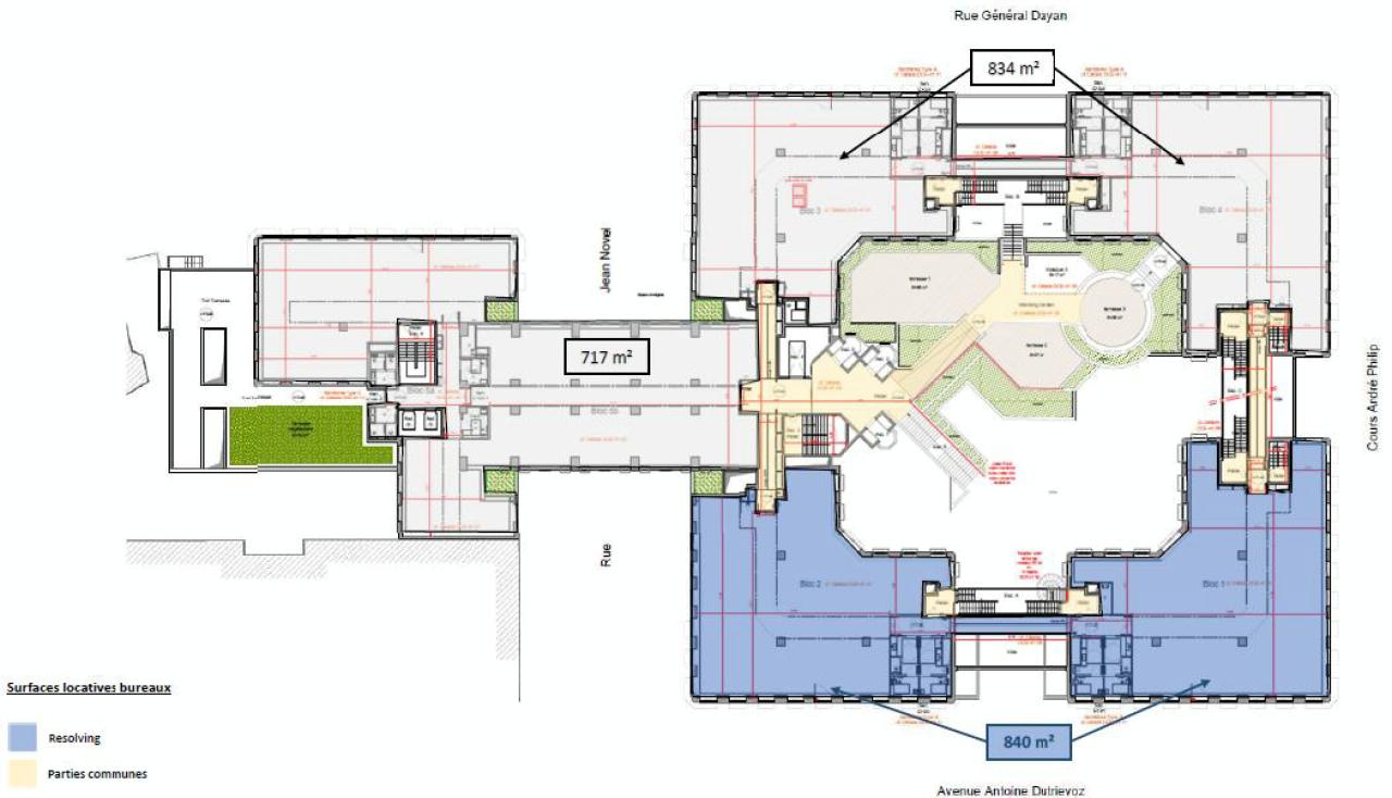 Bureau Villeurbanne 1553m² Location bureau Villeurbanne Rhône OLBUR2426960 27